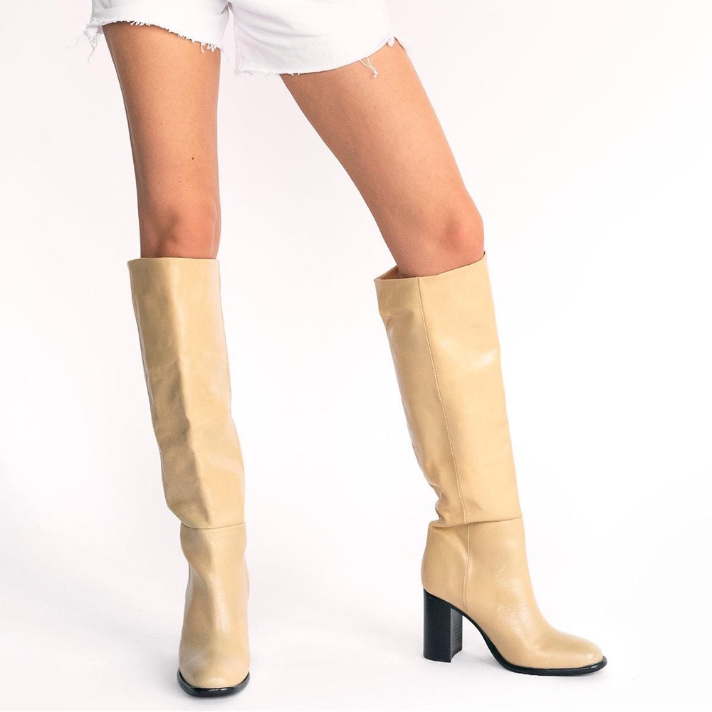 Free People Grayson boots in natural